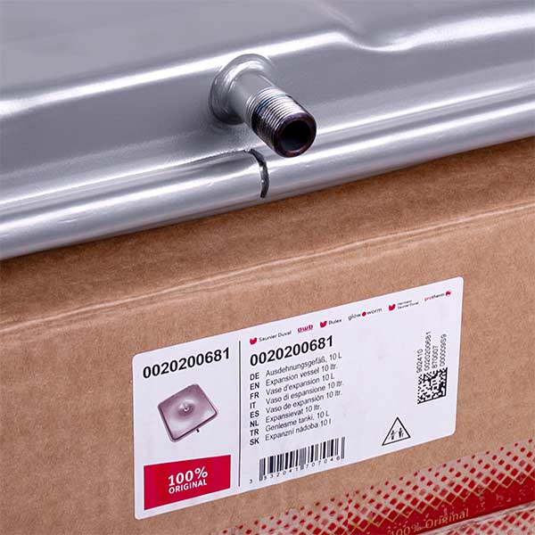 Expansion Tank for Gas Boiler Protherm Panther 12-35KOV/KTO/KTV20, Vaillant 0020200681