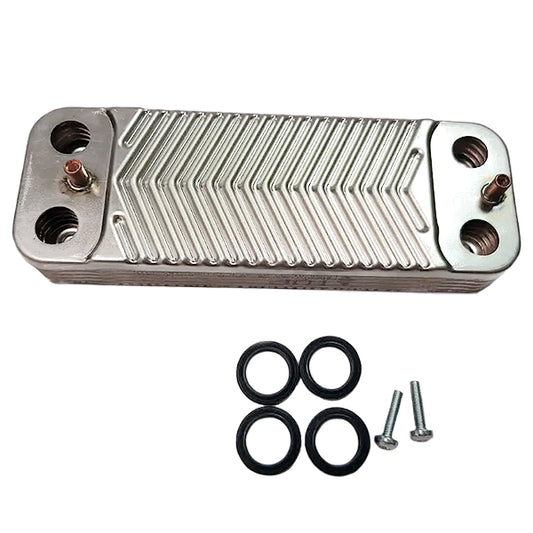 DHW Plate Heat Exchanger (10 plates) for Gas Boiler Saunier Duval Themaclassic, Combitek, Semia S1005800