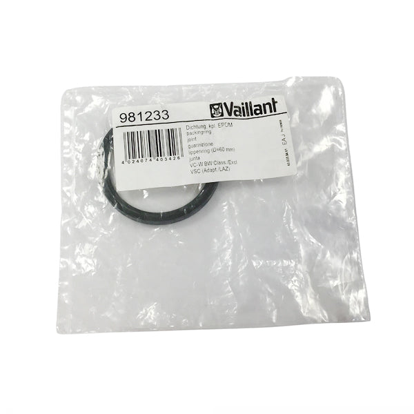 EPDM Chimney Seal DN 60 for Gas Boiler Vaillant 981233
