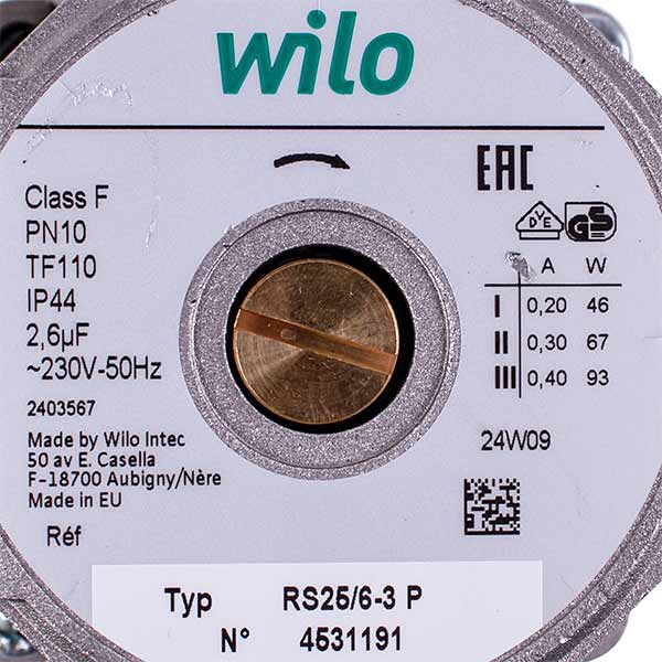 Circulation Pump Wilo Star-RS 25/60 130 (gray)
