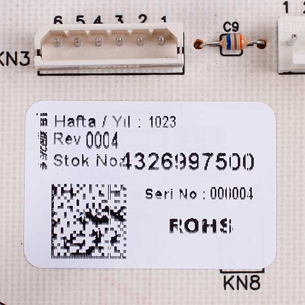 Control Module for Refrigerator Beko 4326997500