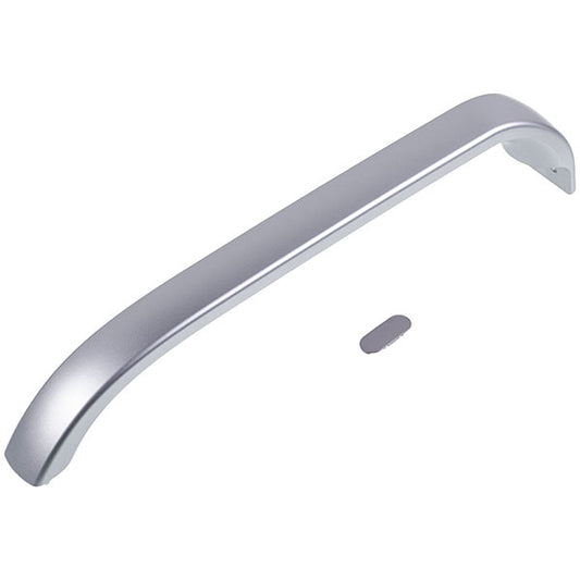 Door handle (upper/lower) for refrigerator Compatible with Bosch 00369552 (silver) L=320mm