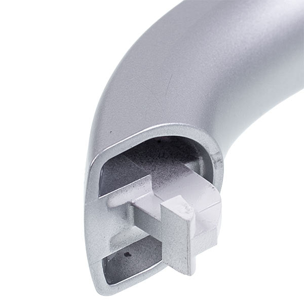 Door handle (upper/lower) for refrigerator Compatible with Bosch 00369552 (silver) L=320mm