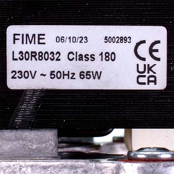 Fan Fime GR02770 65 W for Gas-fired Boiler Immergas Eolo Superior, Fondital Victoria 32 kW 1.023186