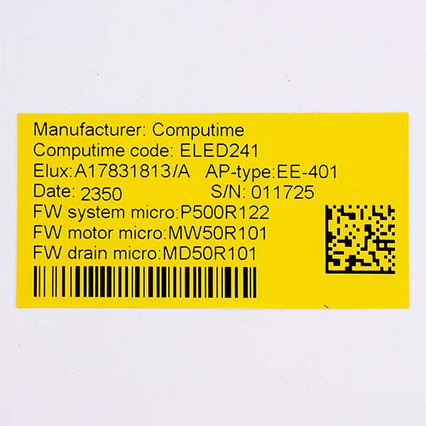 Display and Control Module for Dishwasher AEG 140178318139