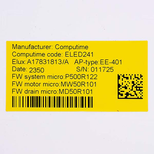 Display and Control Module for Dishwasher AEG 140178318139