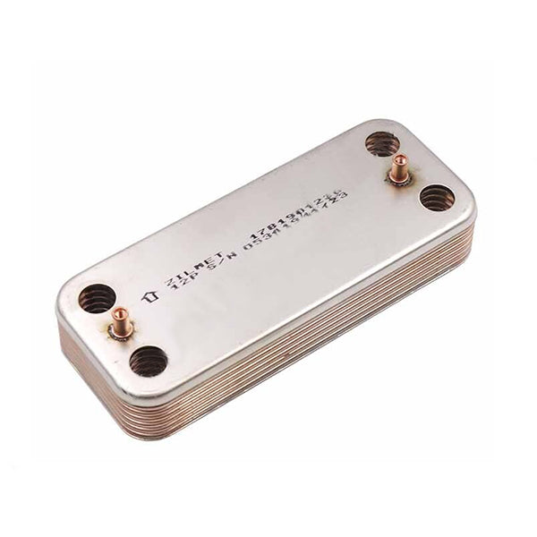 DHW Plate Heat Exchanger Zilmet (12 plates) for Gas Boiler Italtherm City Class F/C/K, Roda Micra 515001743