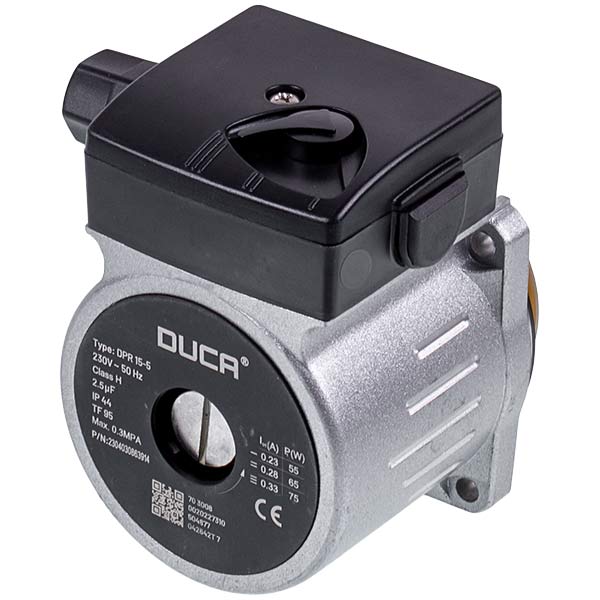 Circulation Pump Duca DPR 15-5 75 W for Gas Boiler Protherm Lynx, Jaguar, Demrad, ECA