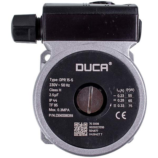 Circulation Pump Duca DPR 15-5 75 W for Gas Boiler Protherm Lynx, Jaguar, Demrad, ECA