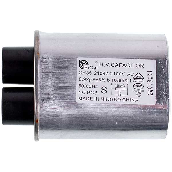 Capacitor H.V. for Microwave Oven Electrolux 4055372876 0.92uF CH85 21092 2100V